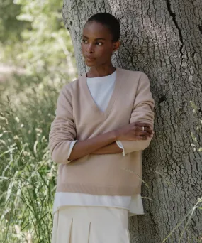 Flynn Cashmere Sweater anti static Transitional Style