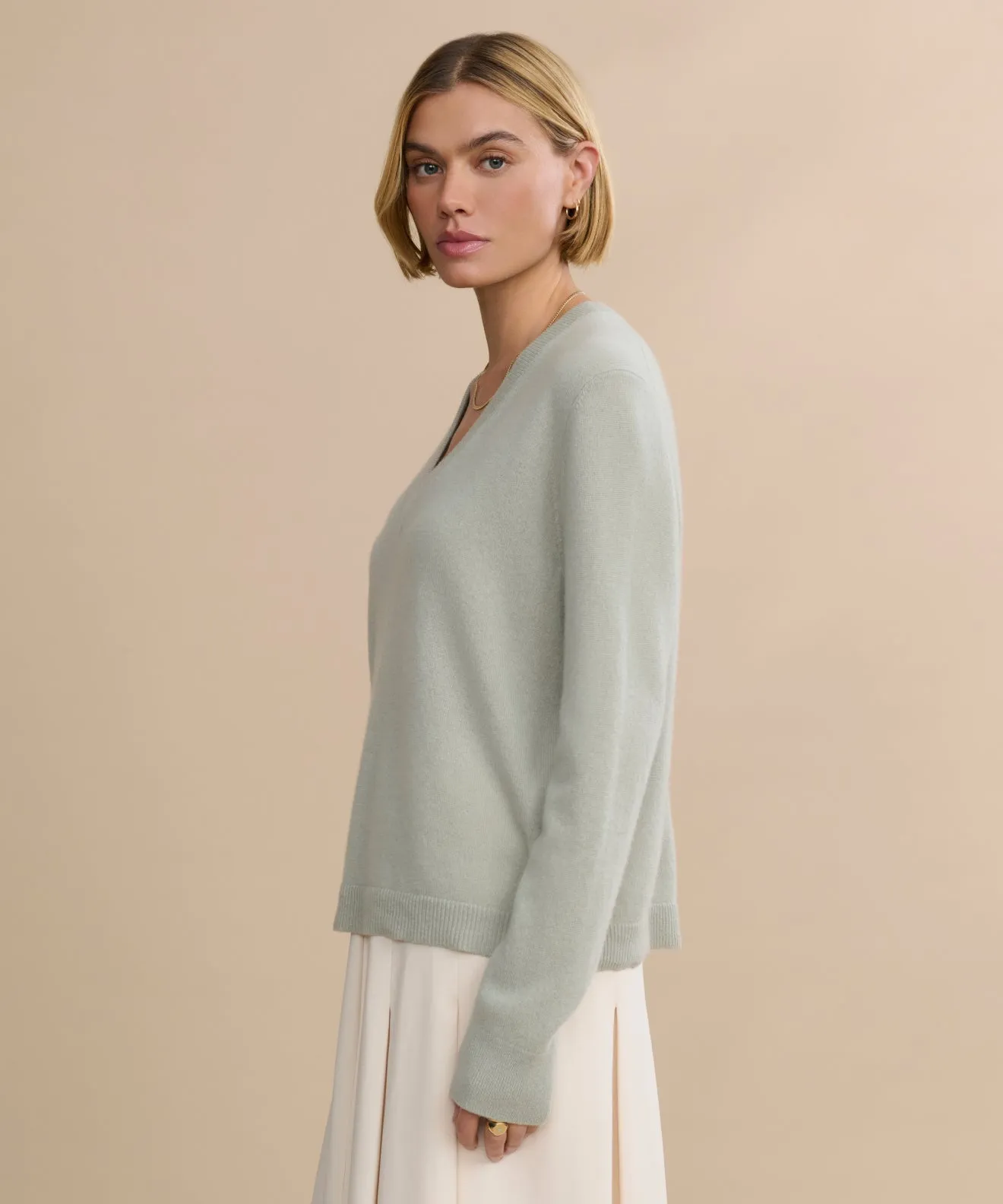 Flynn Cashmere Sweater HighElastic Recovery