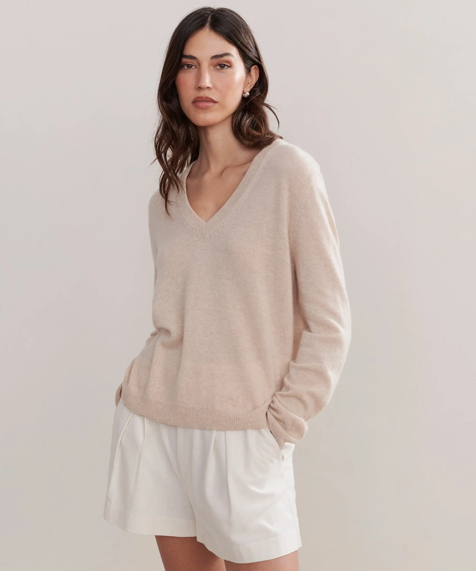 Flynn Cashmere Sweater Modern Outfit