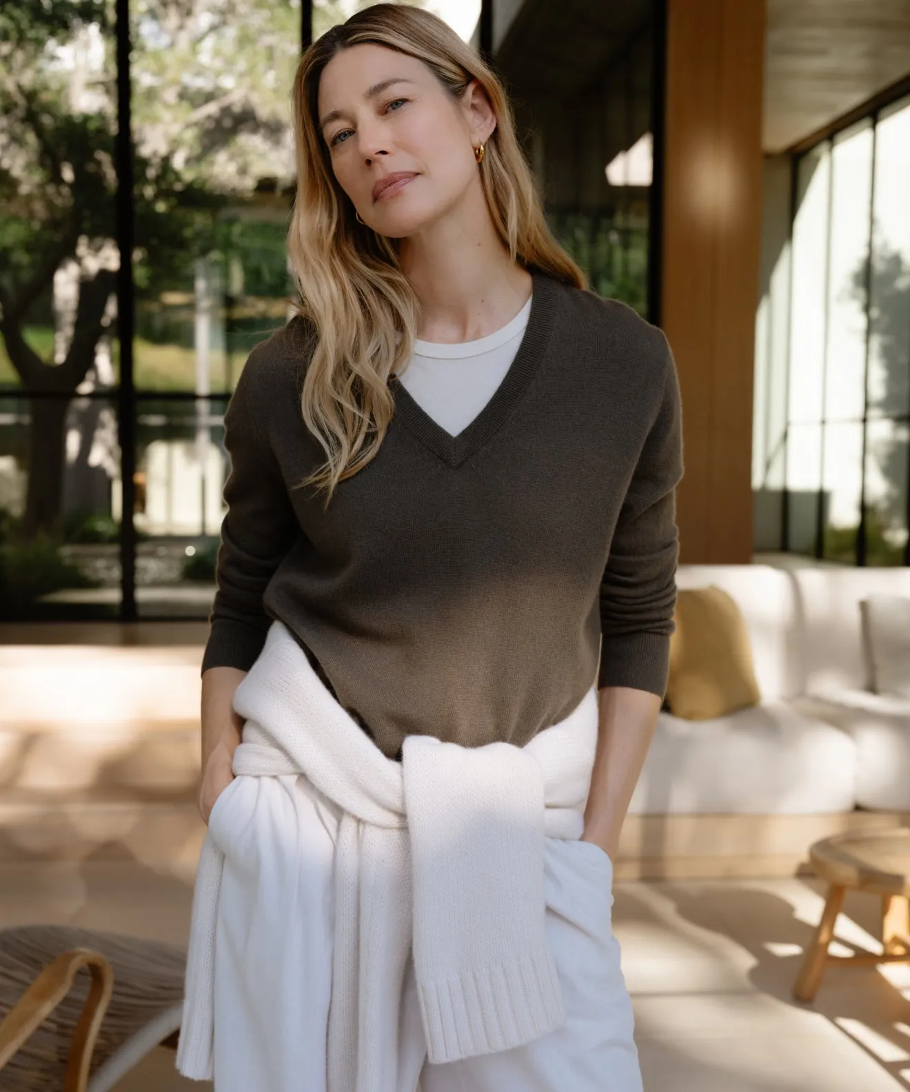 Relaxed Cut Sweater Care Guide Flynn Cashmere Sweater
