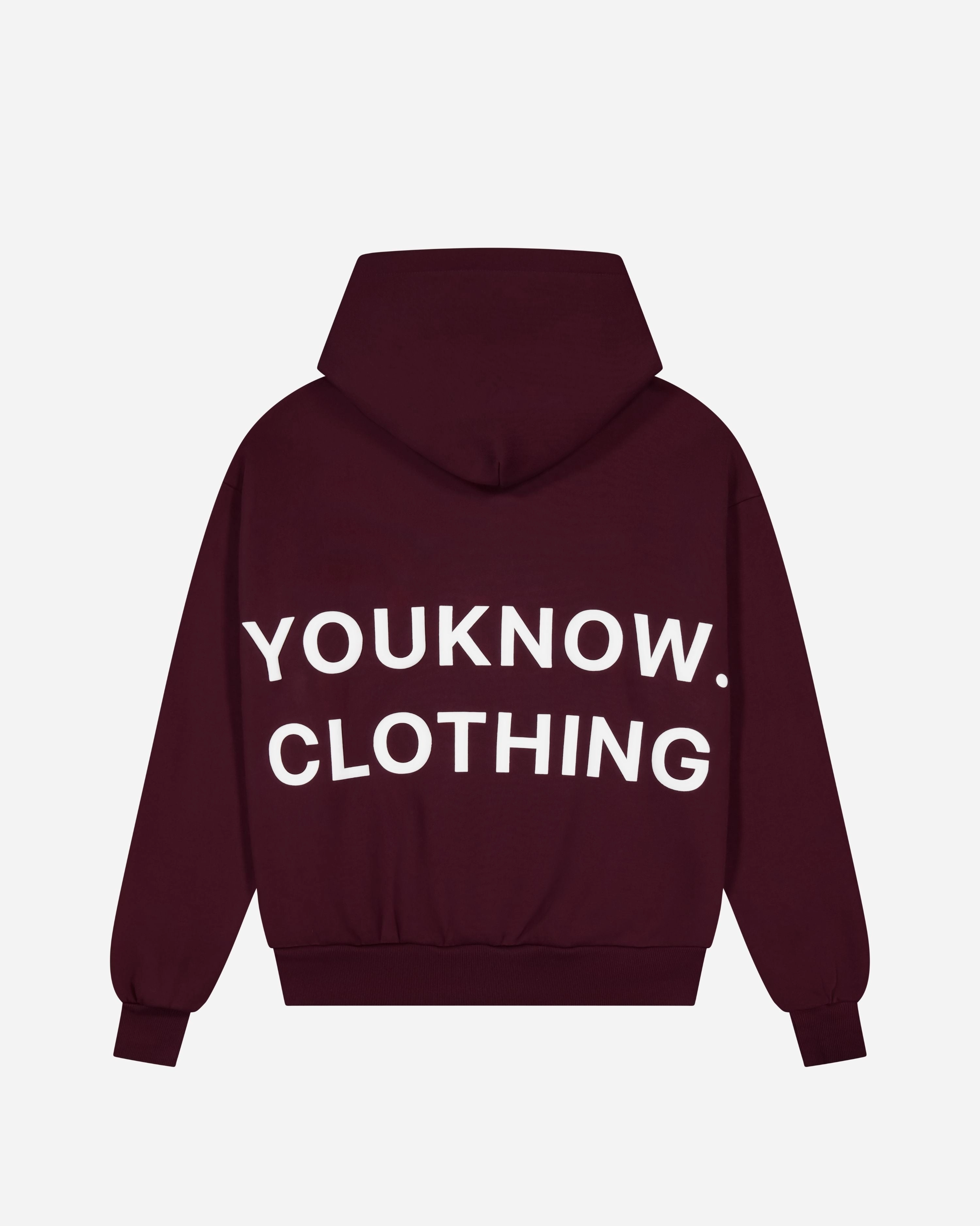 Androgynous style Cosyszn Hoodie | Burgundy