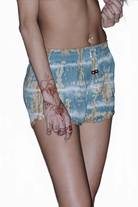 water sports use Stretchable Material Sea And Sand Shorts In Blue