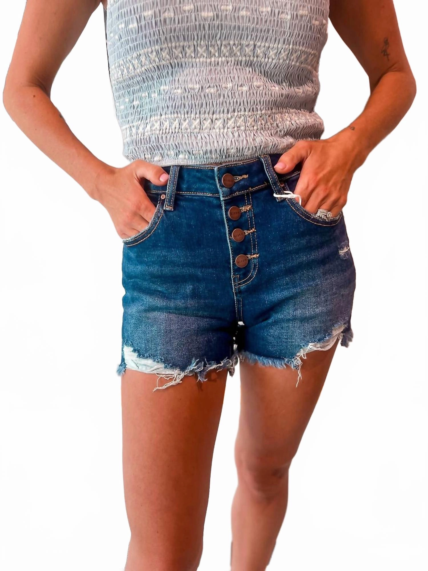 Cassidy Shorts In Dark Wash Anti Odor