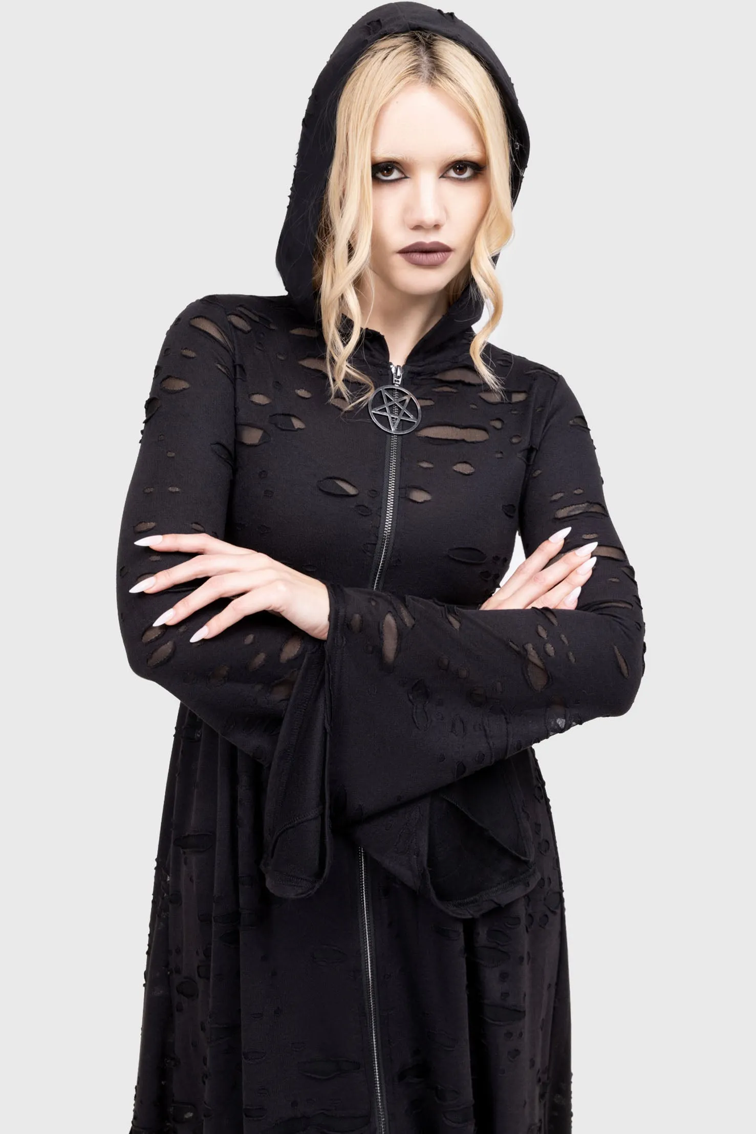Forgotten Vale Cloak Convertible Collar Durable Fabric