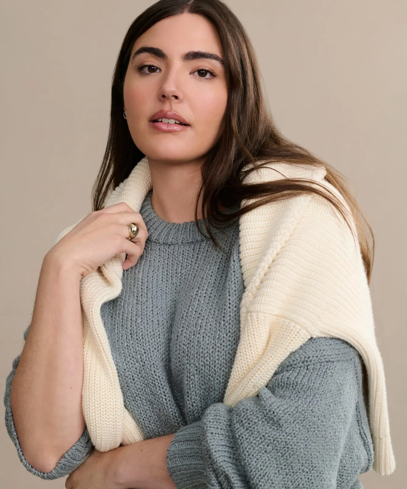 Cozy Moments Urban Layer Foster Cotton Sweater