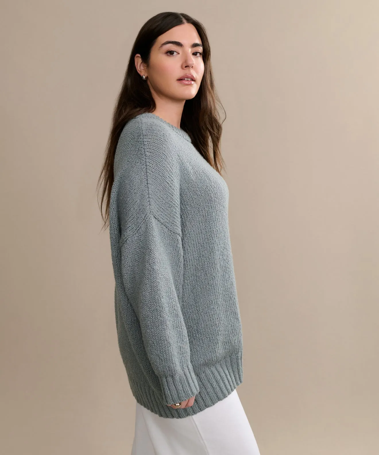 Foster Cotton Sweater Eco Friendly Yarn TemperatureRegulating Yarn