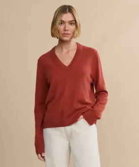 Layered Ventilation Design Work Day Flynn Cashmere Sweater