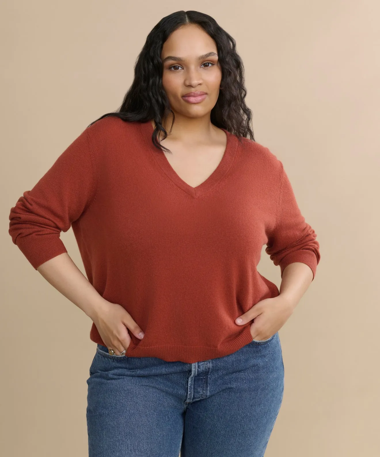 skin friendly Flynn Cashmere Sweater