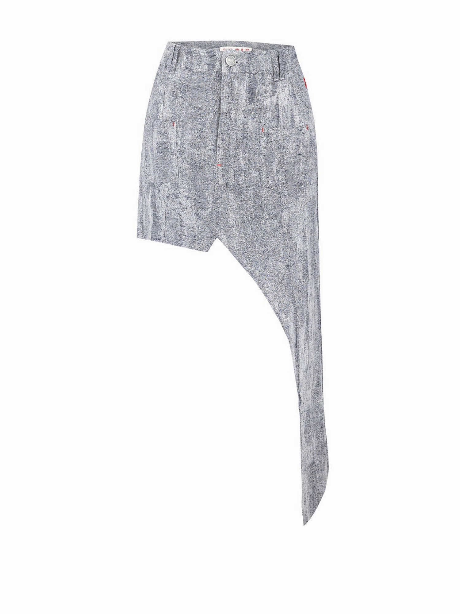 Free Heaven Cut Out Denim Skirt slim fit