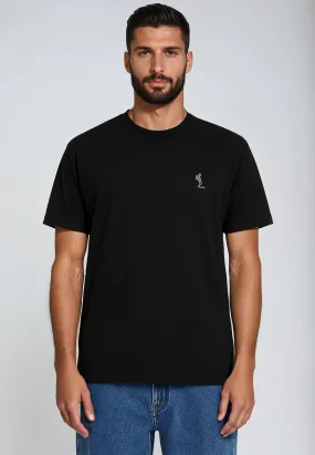 ESSENTIAL CORE BLACK T-SHIRT Eco Certified Fiber Soft And Comfortable