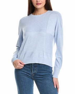 Everyday Style WISPR Textured Checkerboard Silk-Blend Sweater