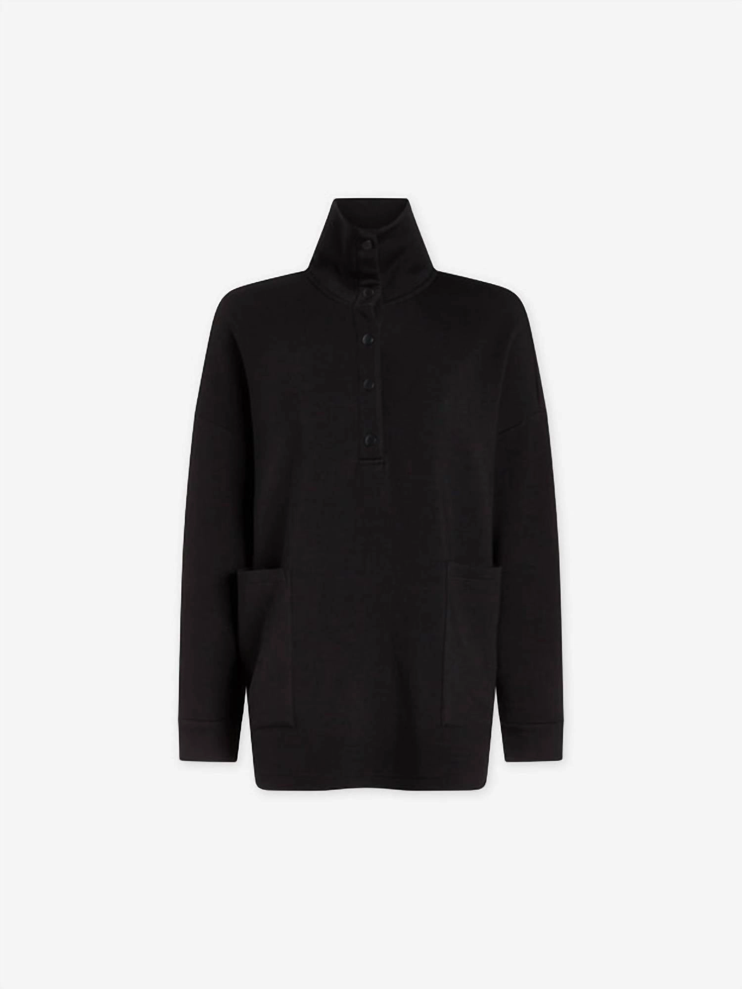 Winter Apparel Women's Meredith Longline Sweater In Black