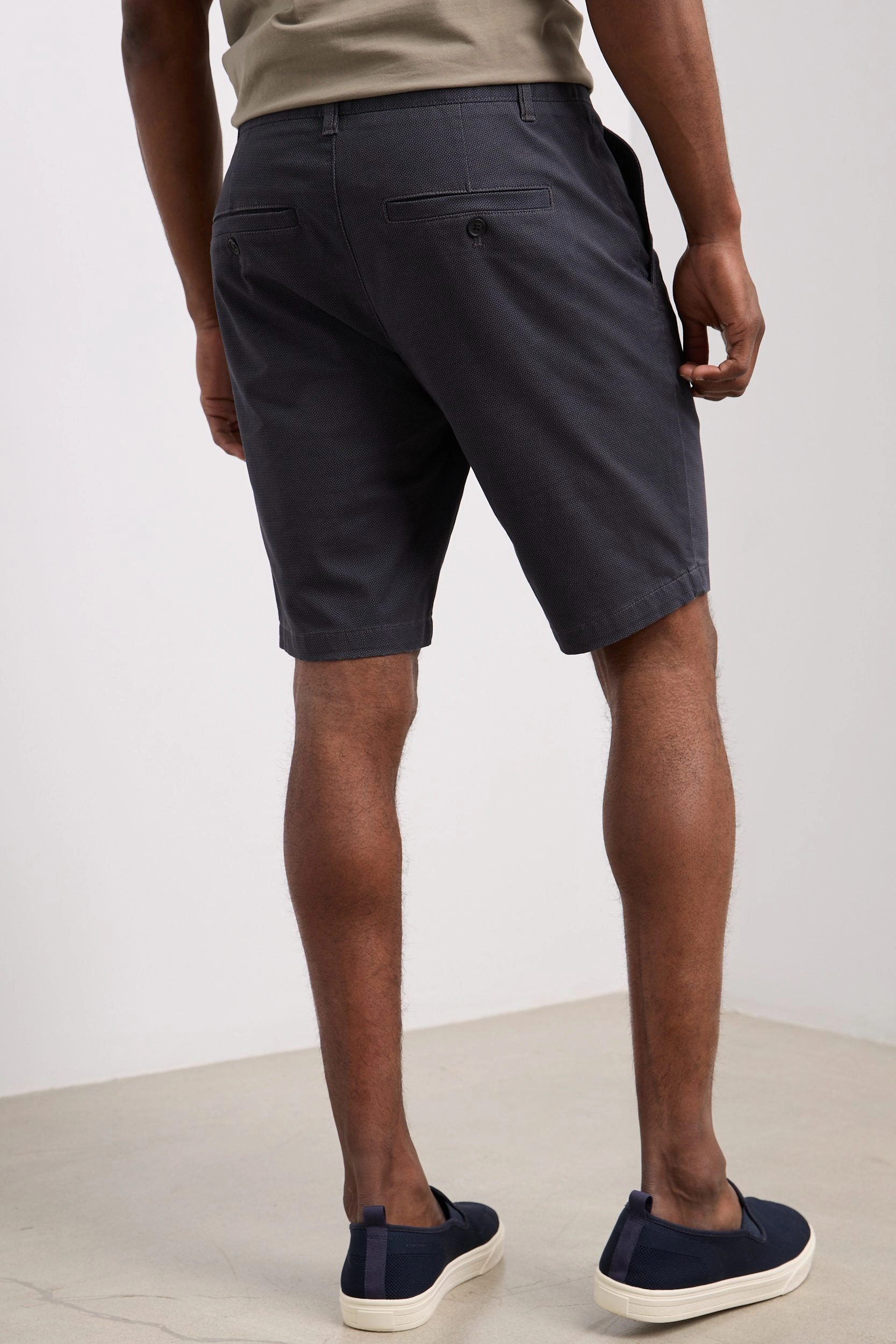 Chino-look paisley print bermuda shorts custom-made shorts set