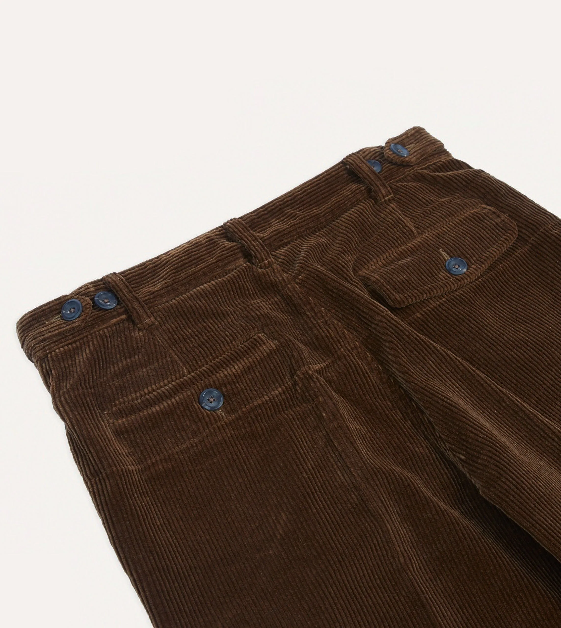 Russet Cotton Corduroy Games Trousers Cozy Material