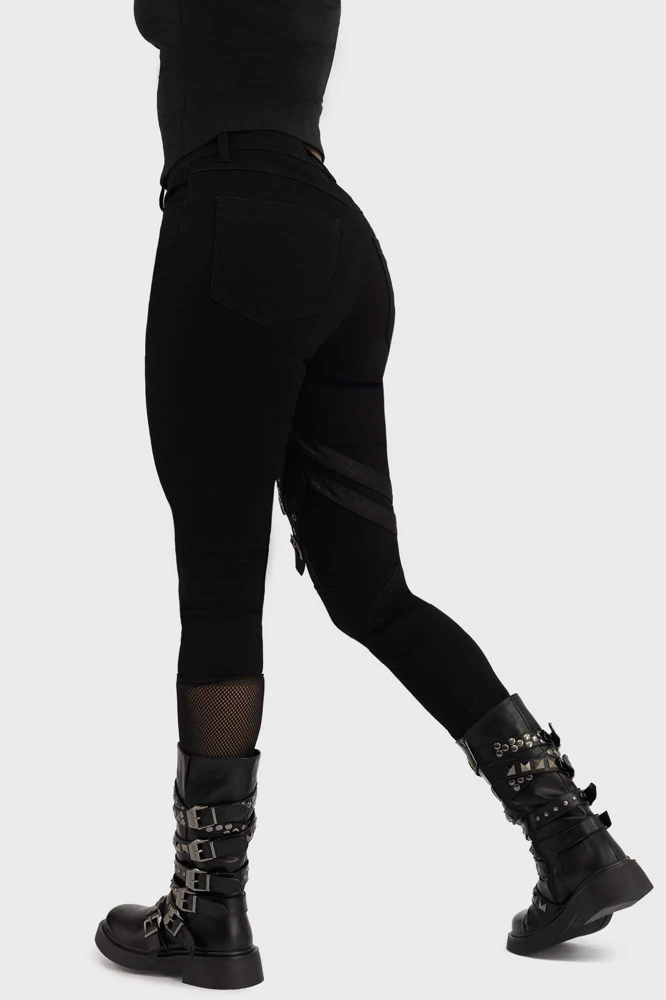 Downfall Jeans Button front Effortless Look