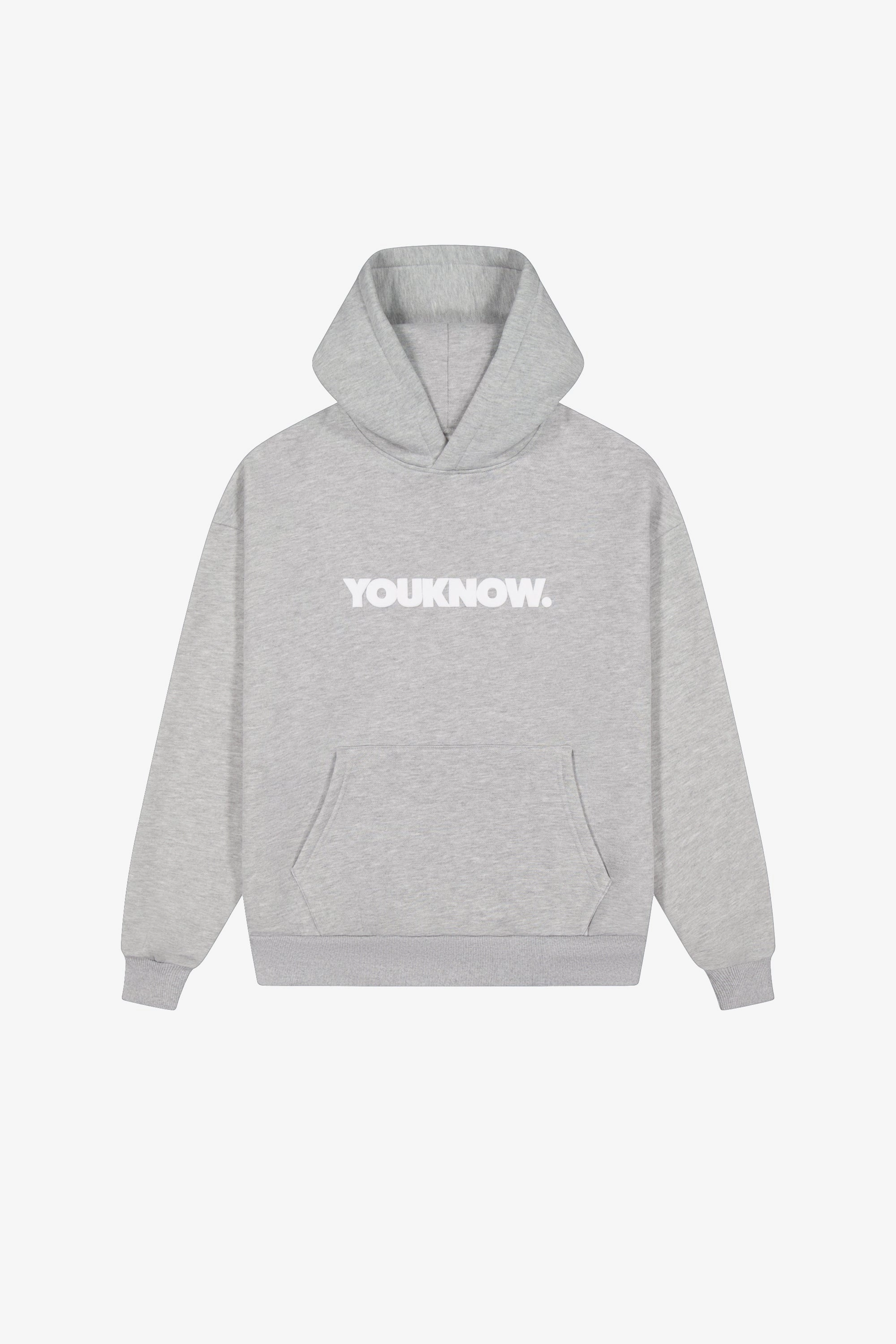 Artistic Detail Western Style BLOCK HOODIE | Grey