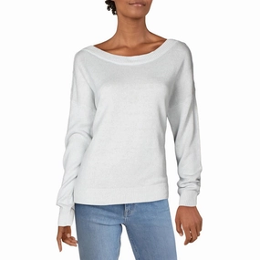Gadelle Womens Linen Blend Button Detail Sweater Trendy Look Casual Chic Look