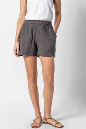 Heat Ready Roll Resistant Waist Gauze Shorts In Stingray