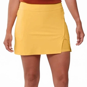 Stay Fresh Hassle free maintenance Get Dirty Skort In Banana