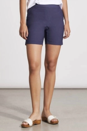 Game Day campers Pull On Short With Back Pockets In Jet Blue