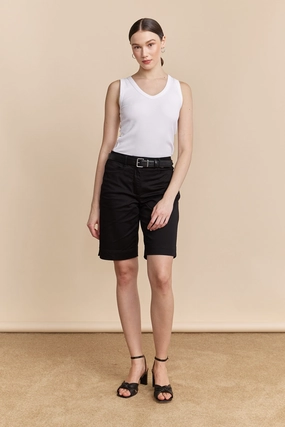 School Uniform Modern Fit Bermuda with pressed pleats