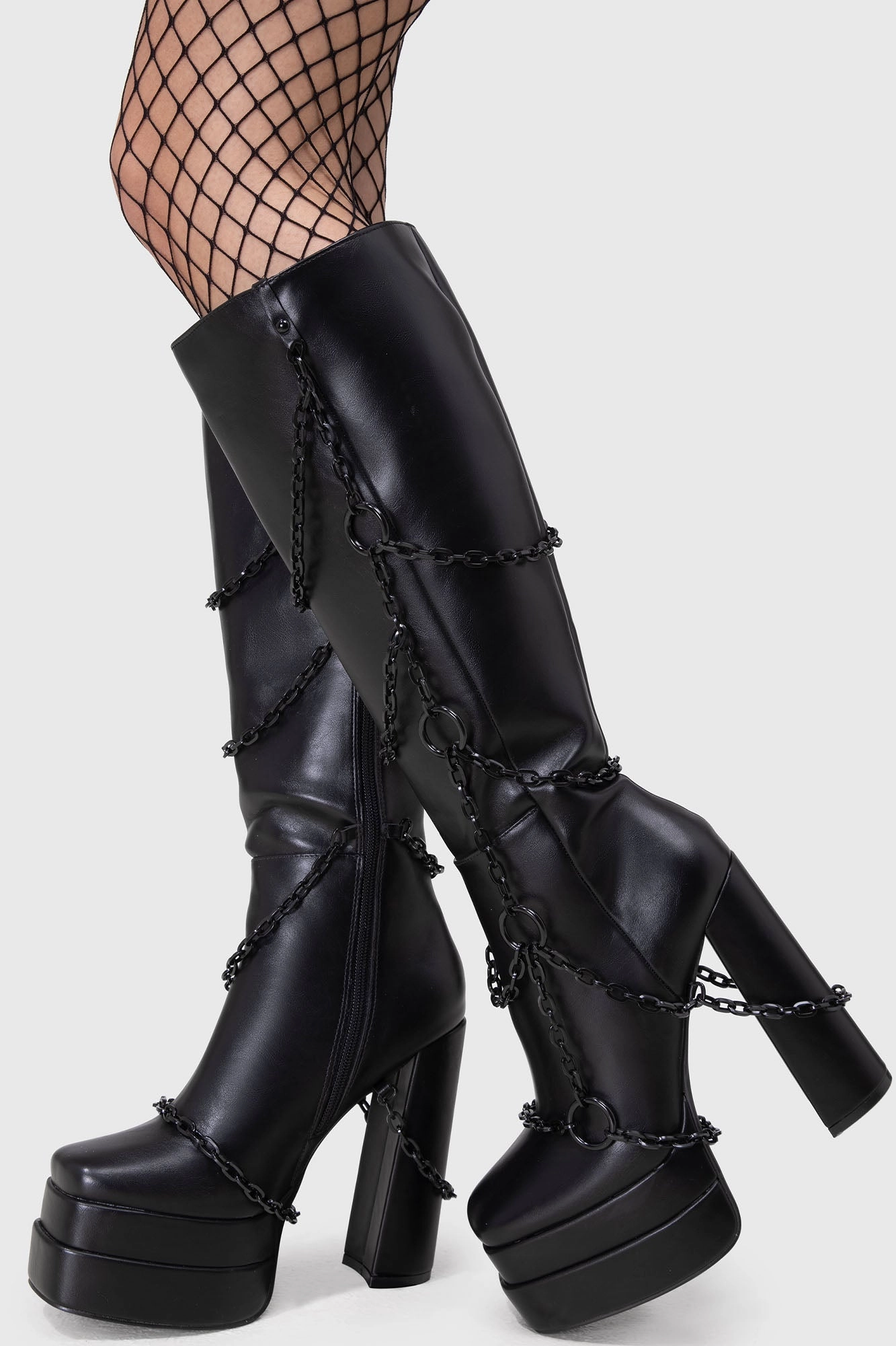 Water resistant upper Flexible Frame Weekend Camping Gloomed & Doomed Knee High Boots