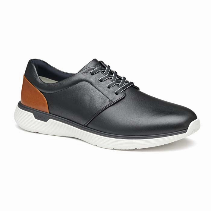 City Escape Mens Johnston & Murphy XC4 Prentiss 2 Plain Toe in Black