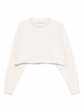 Golden Goose Women's Sweaters Garment Dyed Finish Versatile Wear