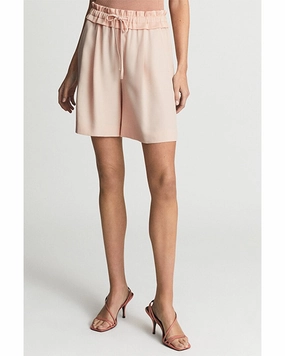 Reiss Reni Bermuda Short Rubberized Grip Waistband