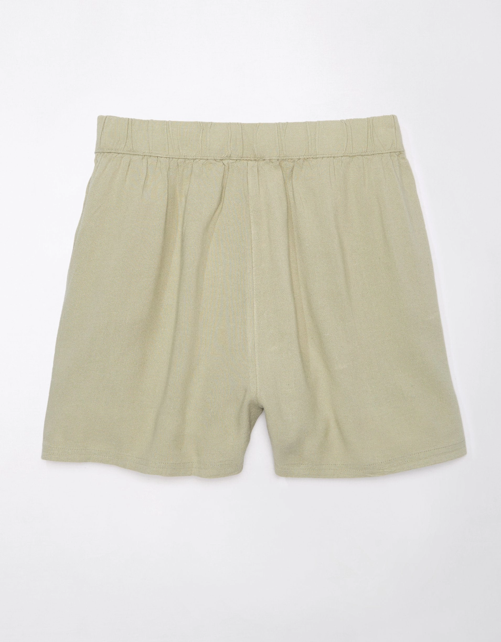 Fast Absorption Textile Go Casual AE Linen-Blend Faux Wrap Skort