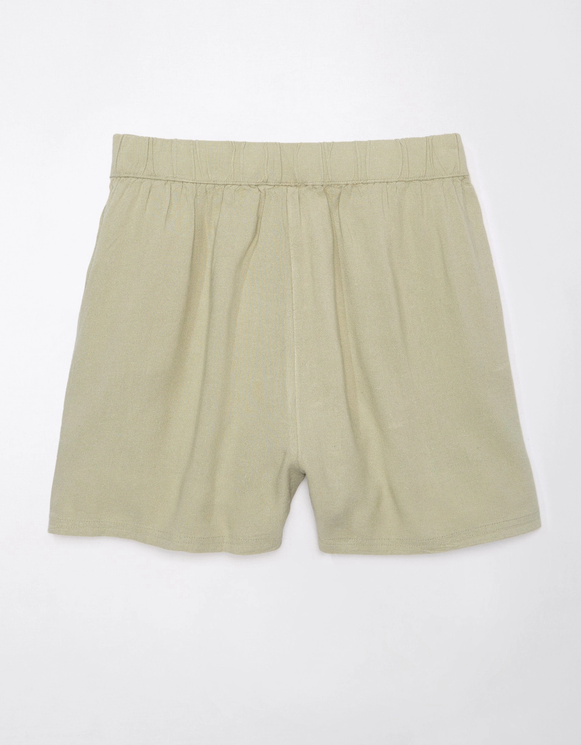 AE Linen-Blend Faux Wrap Skort UV protection layer