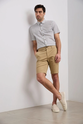 Chino Short Wrinkle resistant fabric Holiday Wear