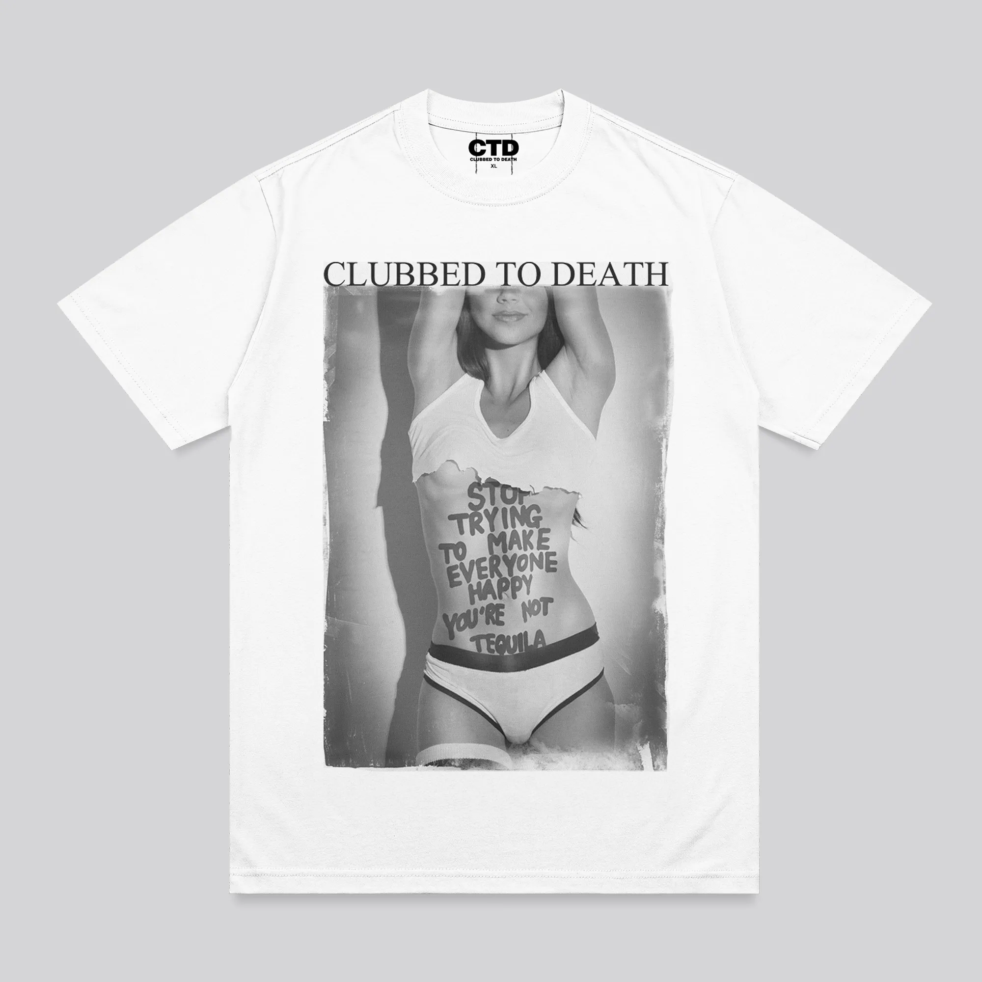 Beach Wear YOU'RE NOT TEQUILA T-SHIRT WHITE