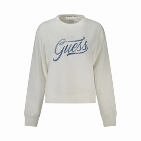 Wrinkle Free Material Guess Jeans Cotton Women Women's Sweater