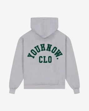 Half Time Hoodie | Grey Travel Wear Convertible Closure
