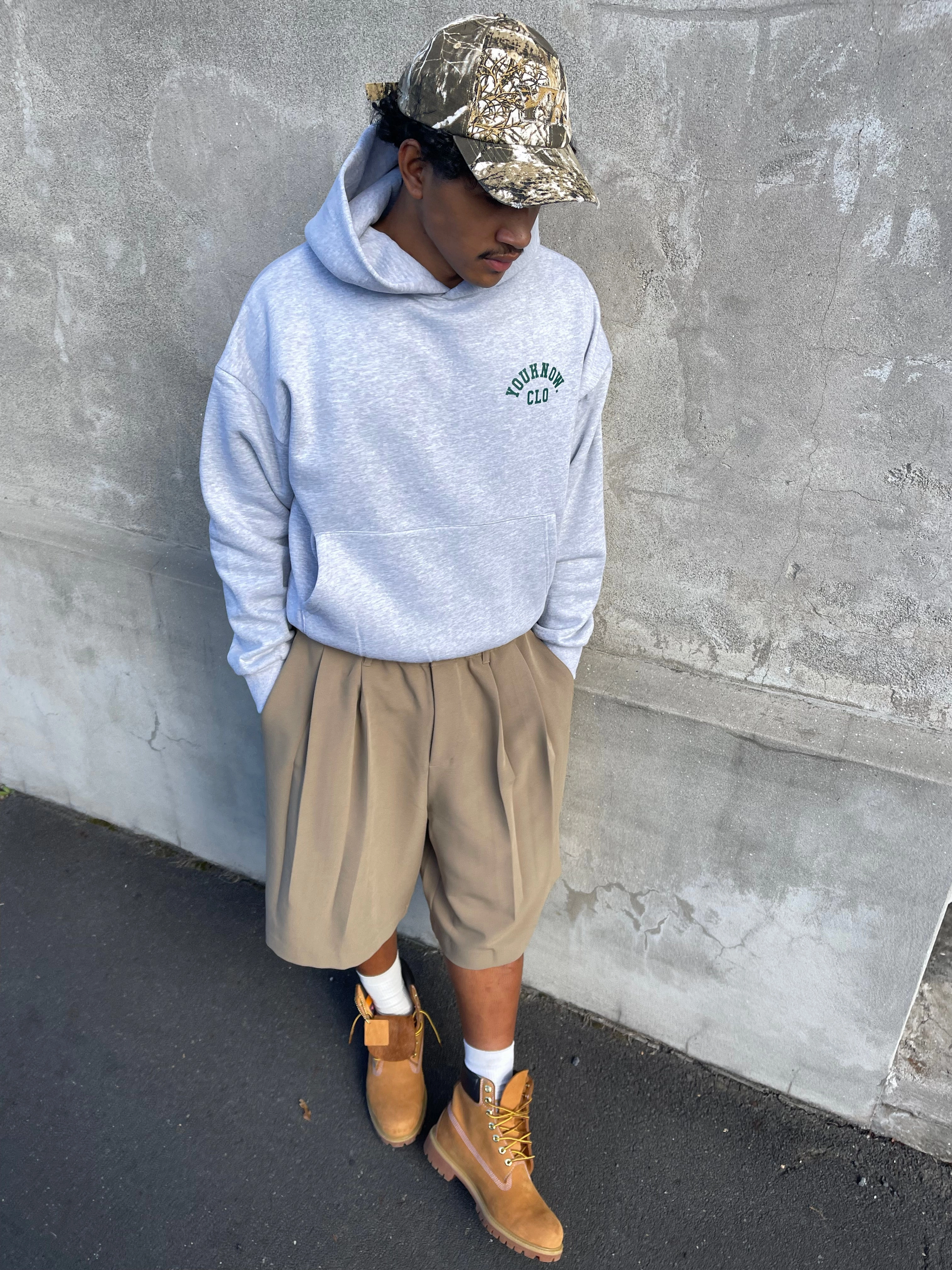 Work From Home Half Time Hoodie | Grey