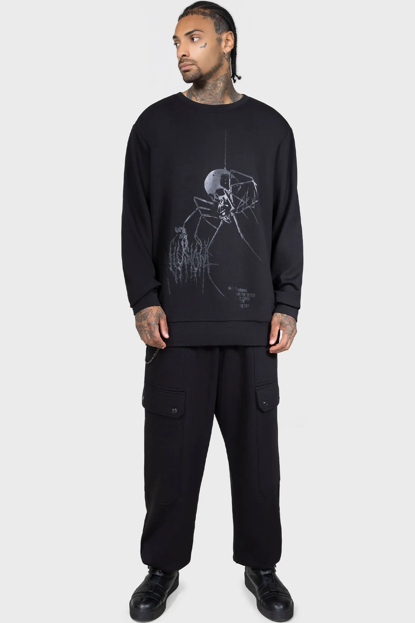 Hallowshade Sweatshirt ShrinkResistant Weave Double Layered Hem