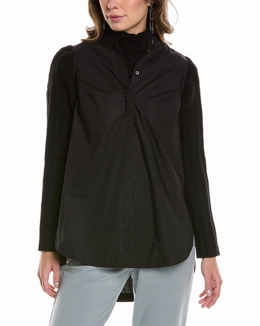 Outdoor Style Layered Fashion AllSaints Claude Wool & Yak-Blend Sweater