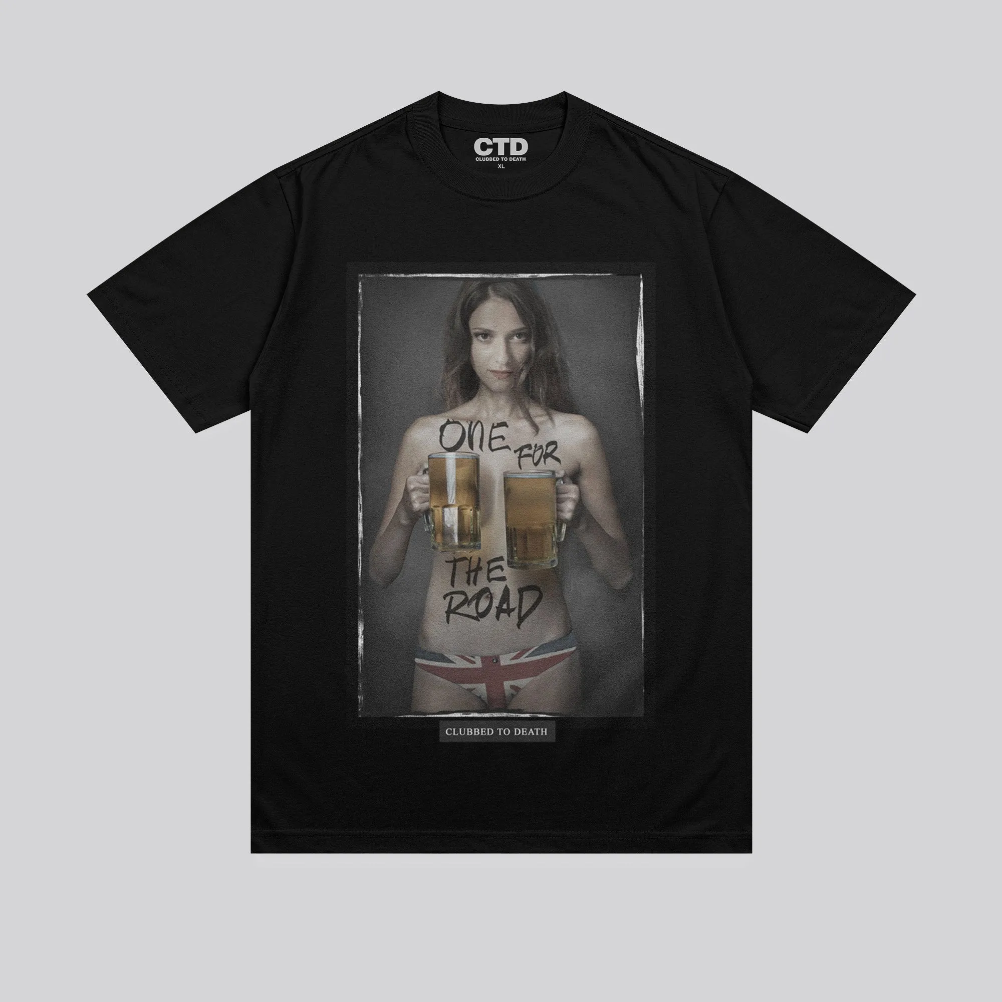 ONE FOR THE ROAD T-SHIRT JET BLACK Sustainable