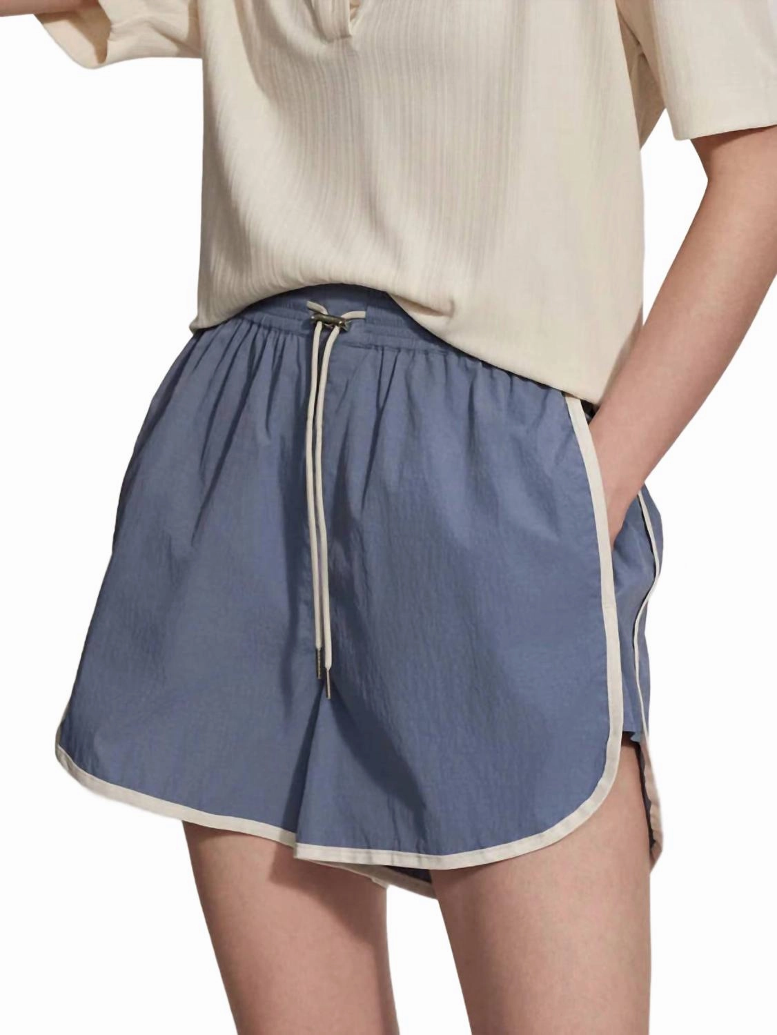 Festival Outfit Harmon High-Rise Short 4" 2.0 In Stone Blue