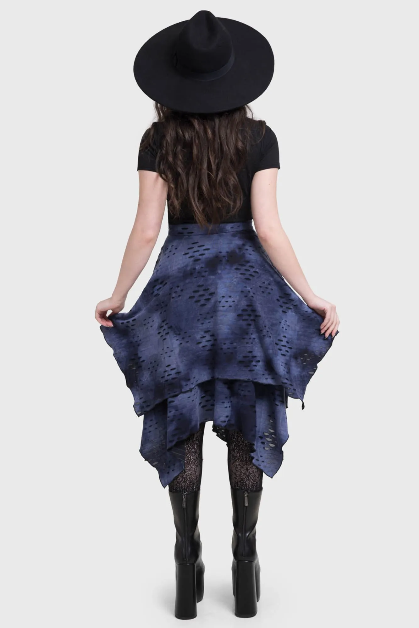 Hauntly Maiden Skirt Sturdy Waistband Weekend Outfit