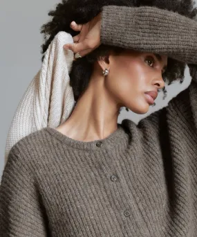 Thermal Retention Lining Hayes Crewneck Cardigan
