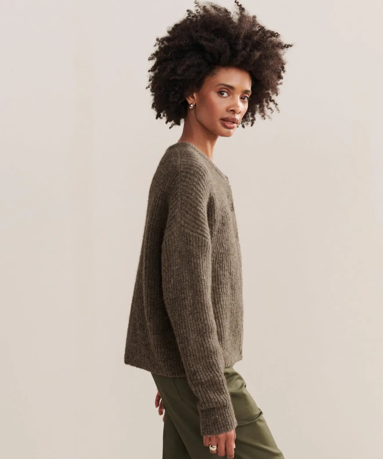 Under Jacket Hayes Crewneck Cardigan