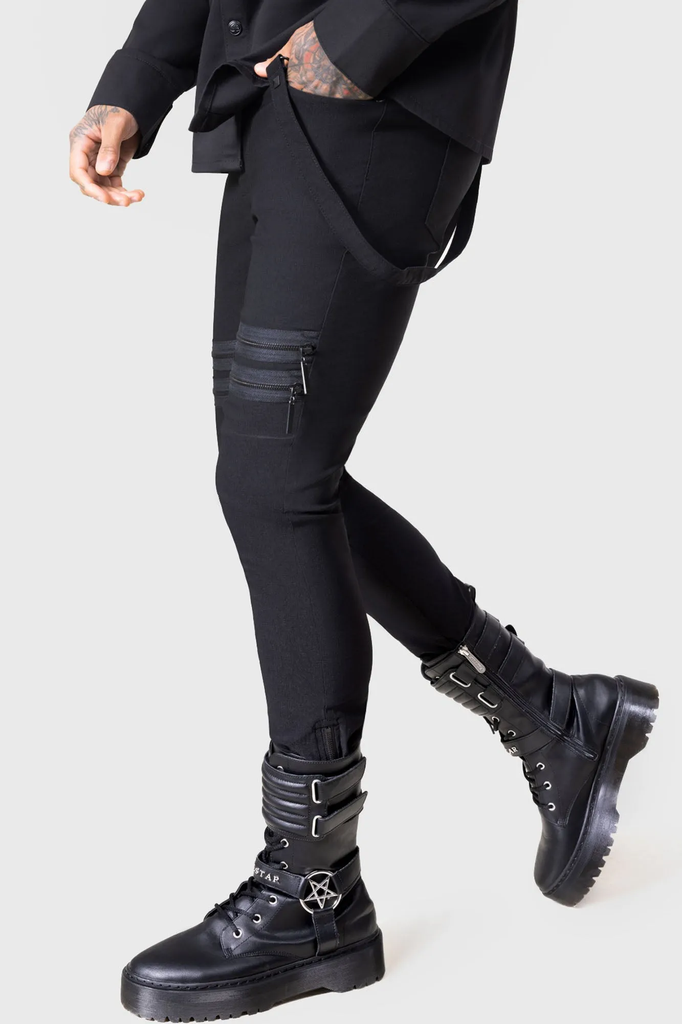 Bi Stretch Fabric Neutral Style Hecate Fury Trousers