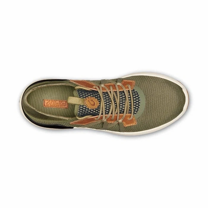 Loafers style Casual Fit Mens Olukai Mio Li in Hunter/Lava Rock