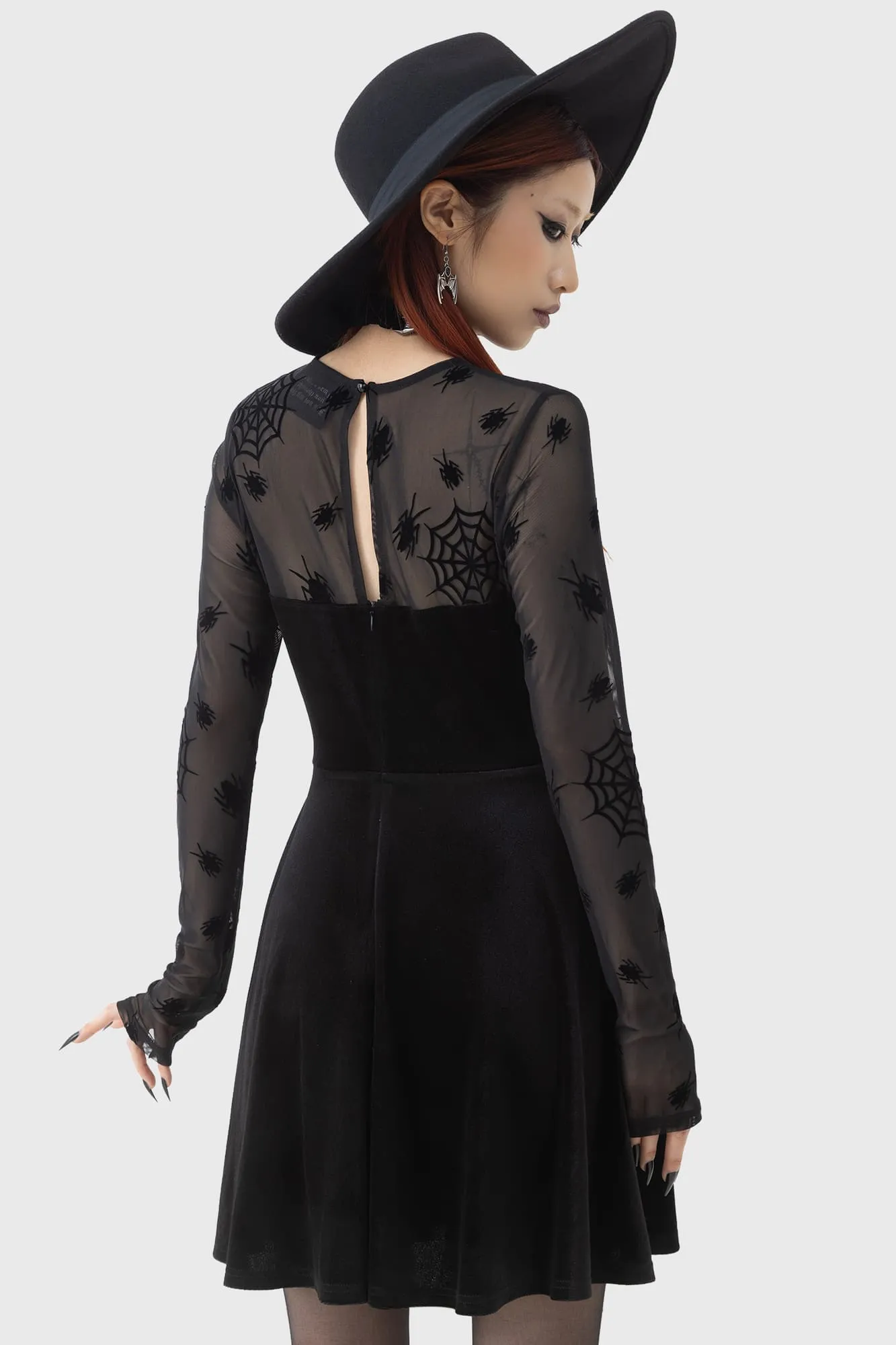 Travel Light Here Lies Beetlejuice Mini Dress