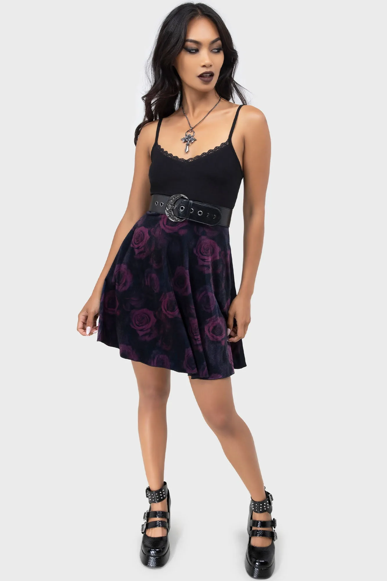 Smooth Blend Dropped-Waist Hester Dress