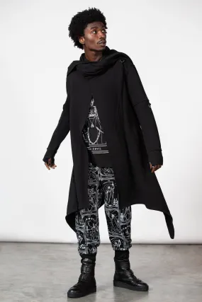Assassins Hooded Cardigan Iridescent effect