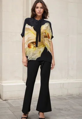 Stylish and Relaxed NonRestrictiveCut HIDDEN TOP CHARM YELLOW