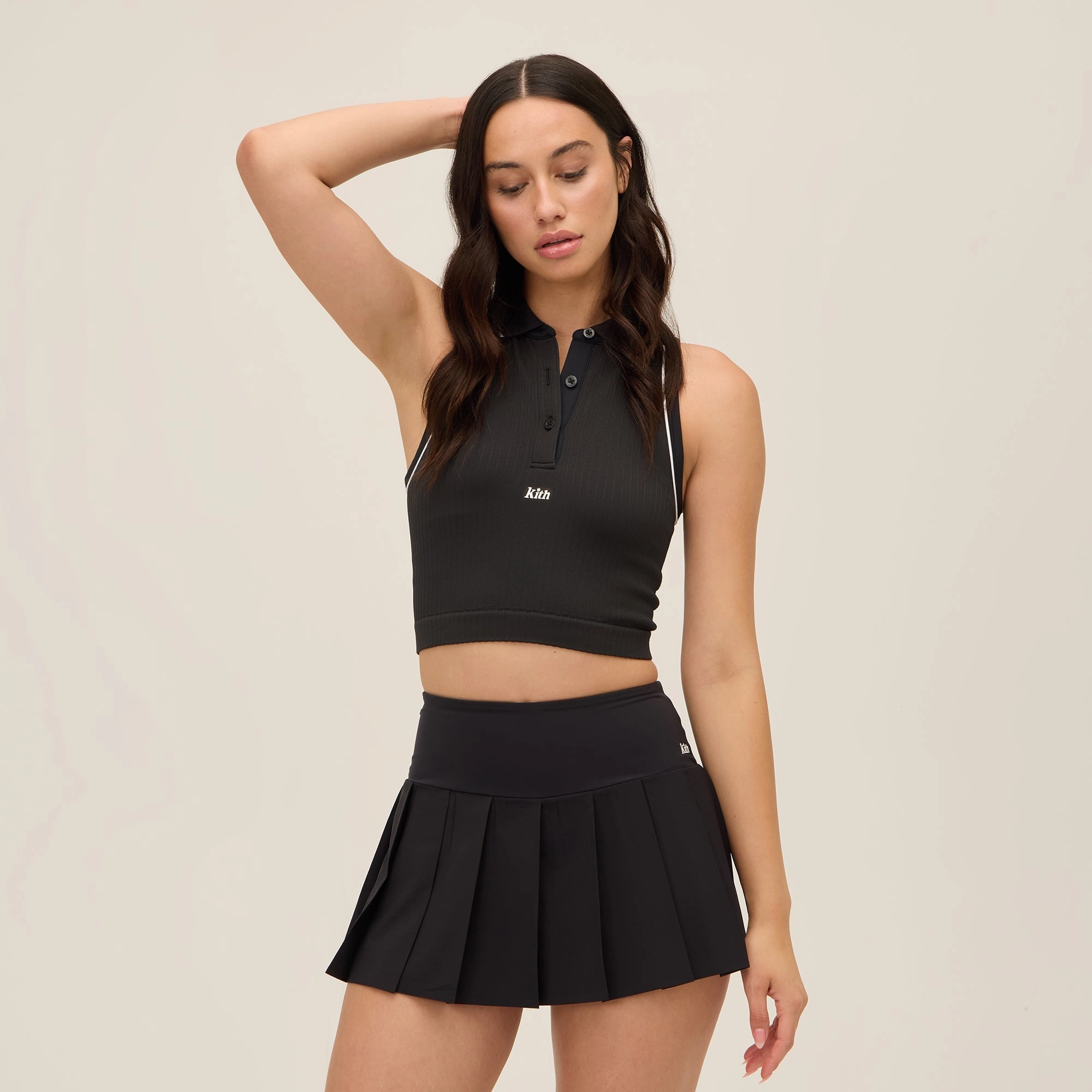 Kith Women for Wilson Eastside Tennis Skirt Light - Black Global Inspiration Simple Motion